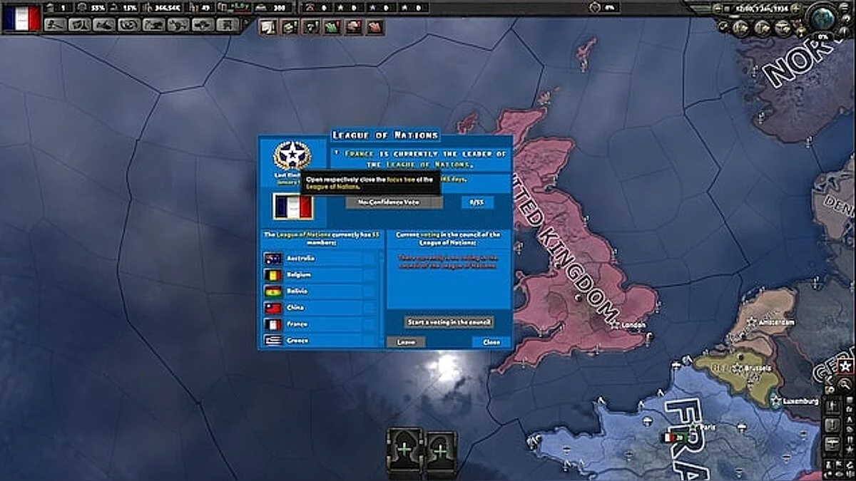 Hearts of Iron 4 — Ліга Націй