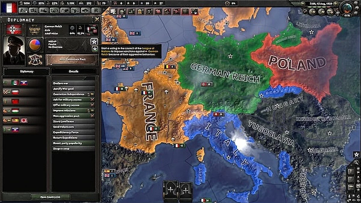 Hearts of Iron 4 — Ліга Націй