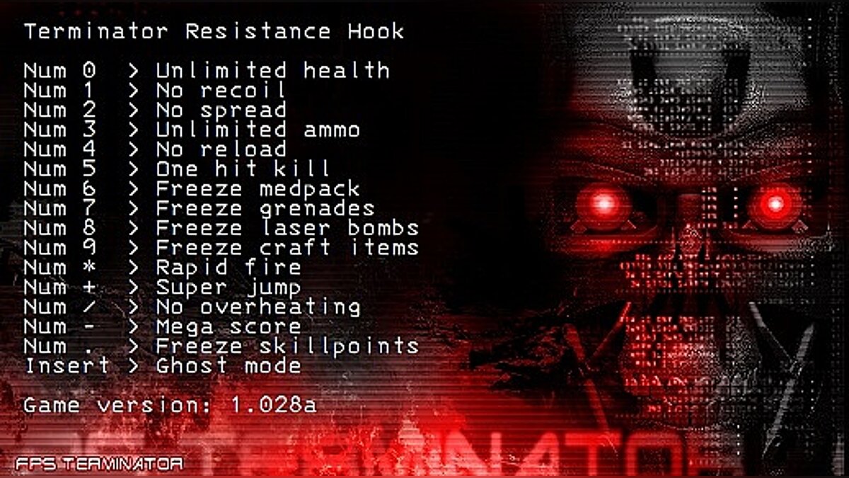 Terminator: Resistance — Trainer (+16) [1.028a]