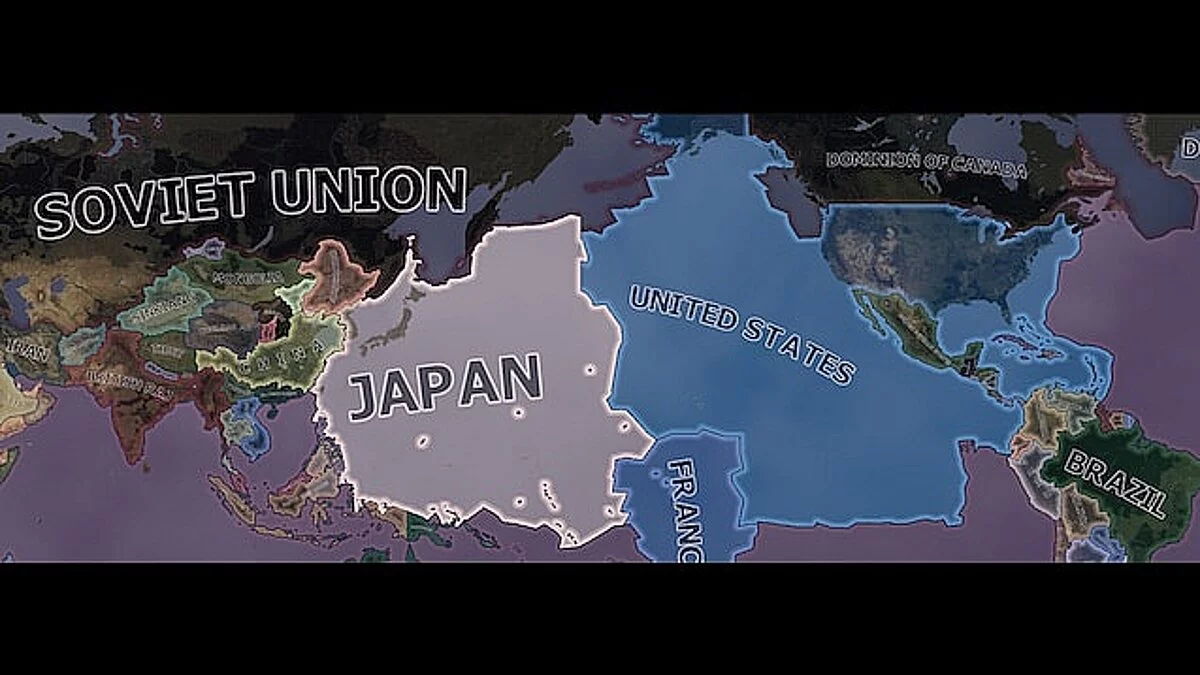 Hearts of Iron 4 — Немає океанів