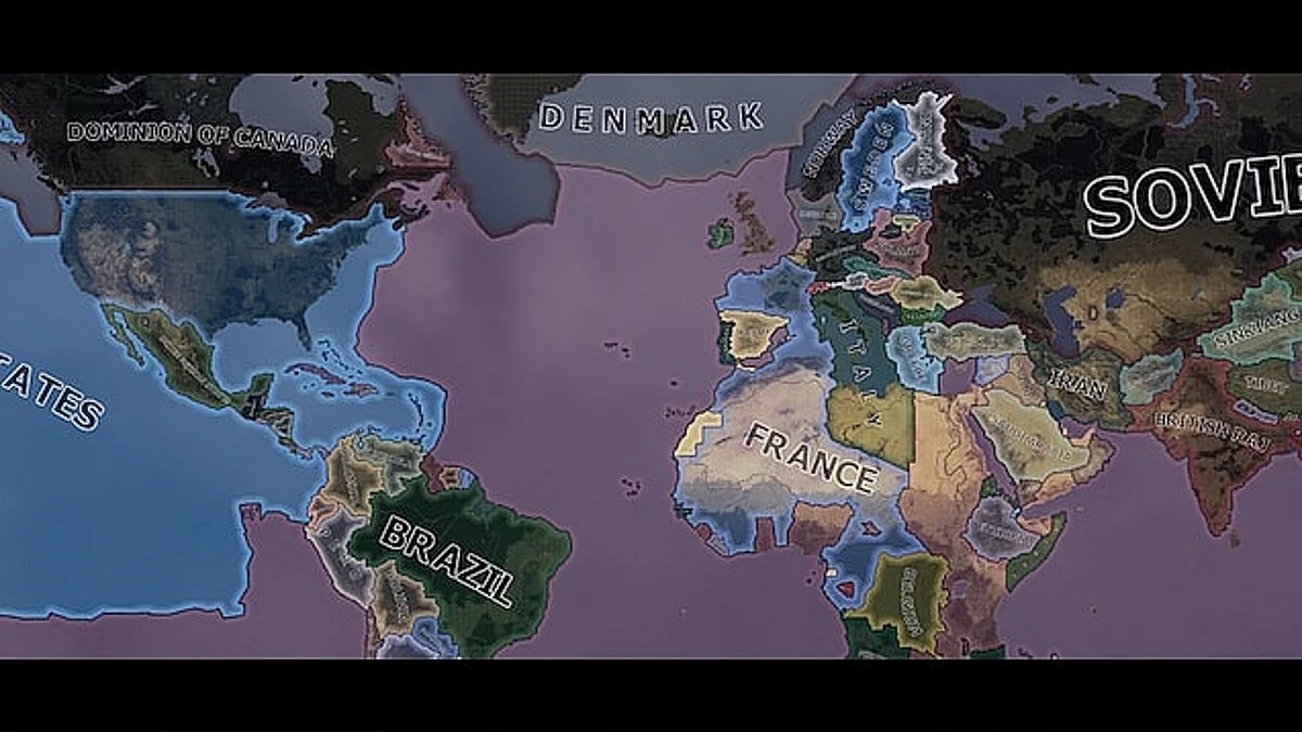 Hearts of Iron 4 — Немає океанів