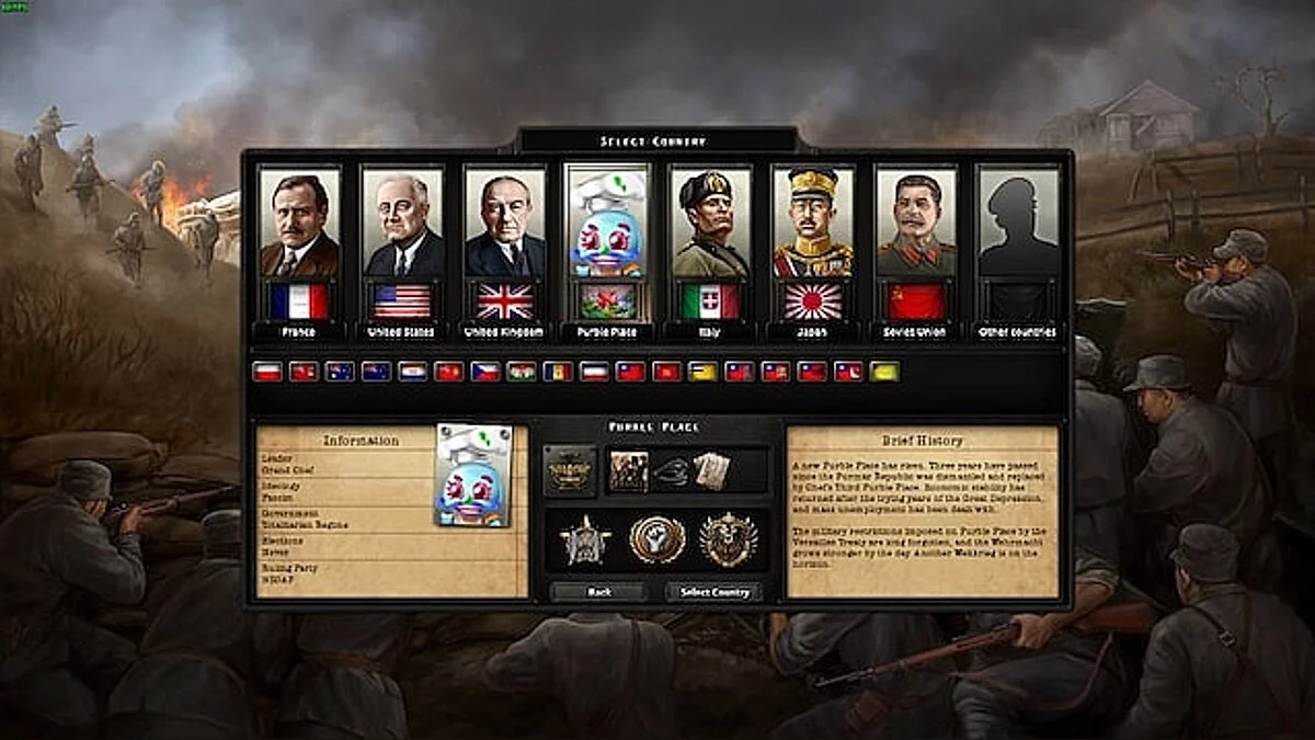 Hearts of Iron 4 — Purble Place