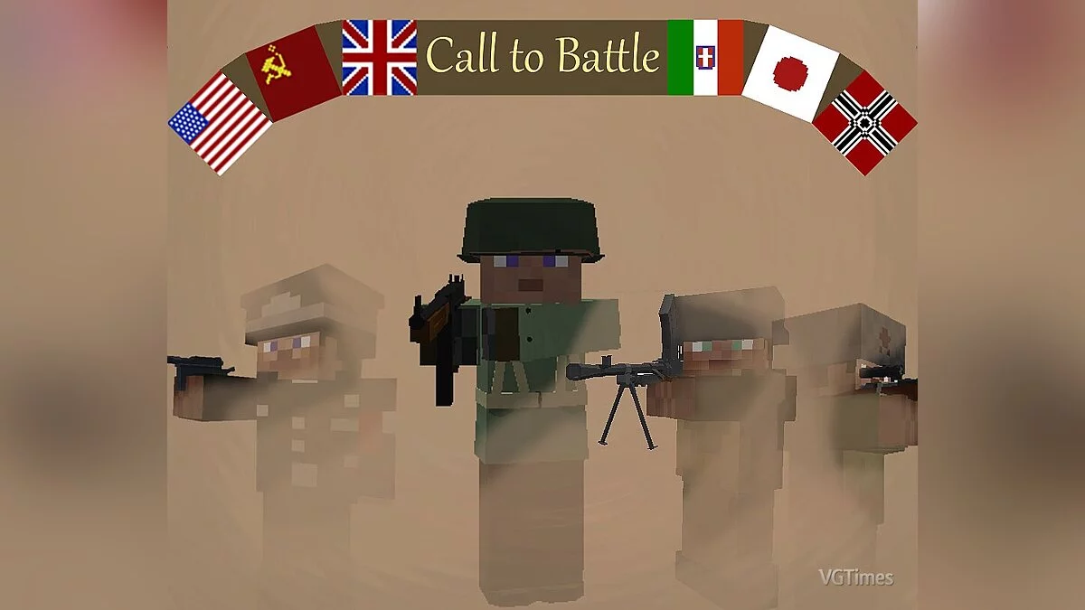 Minecraft — Call to Battle. World War II