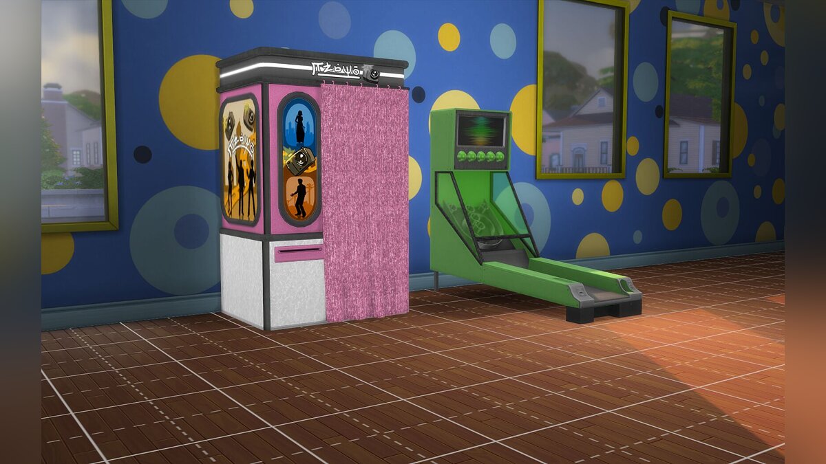 The Sims 4 — Photo booths and skeeball machines