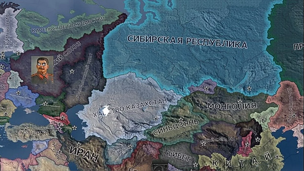 Hearts of Iron 4 — Нові країни з СРСР [Dependent]