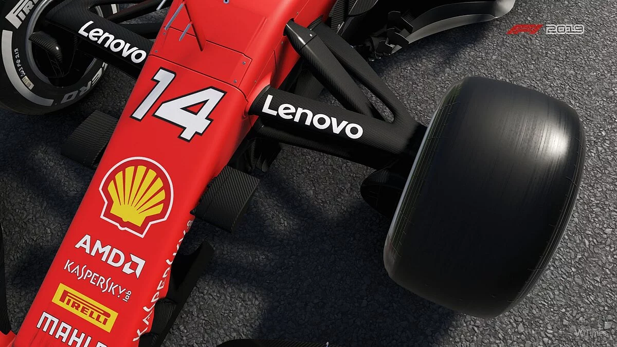 F1 2019 — Реалістичні шини піреллі