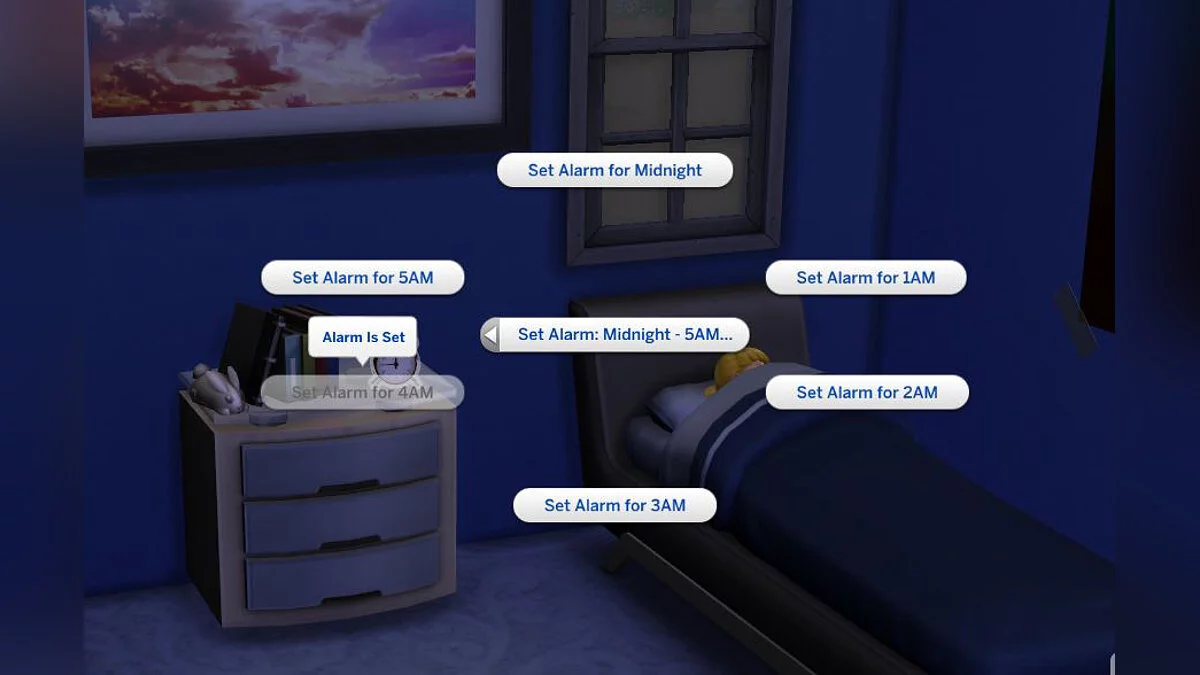 The Sims 4 — Робочий будильник