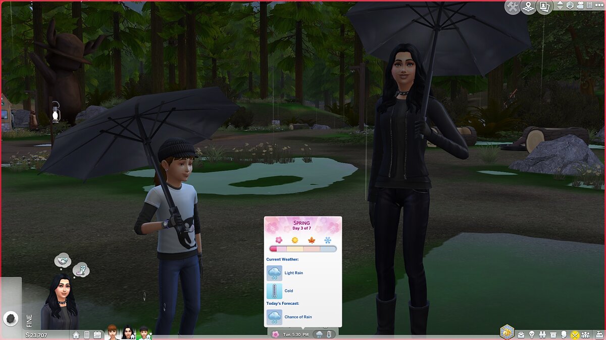 The Sims 4 — Improved weather variety for worlds