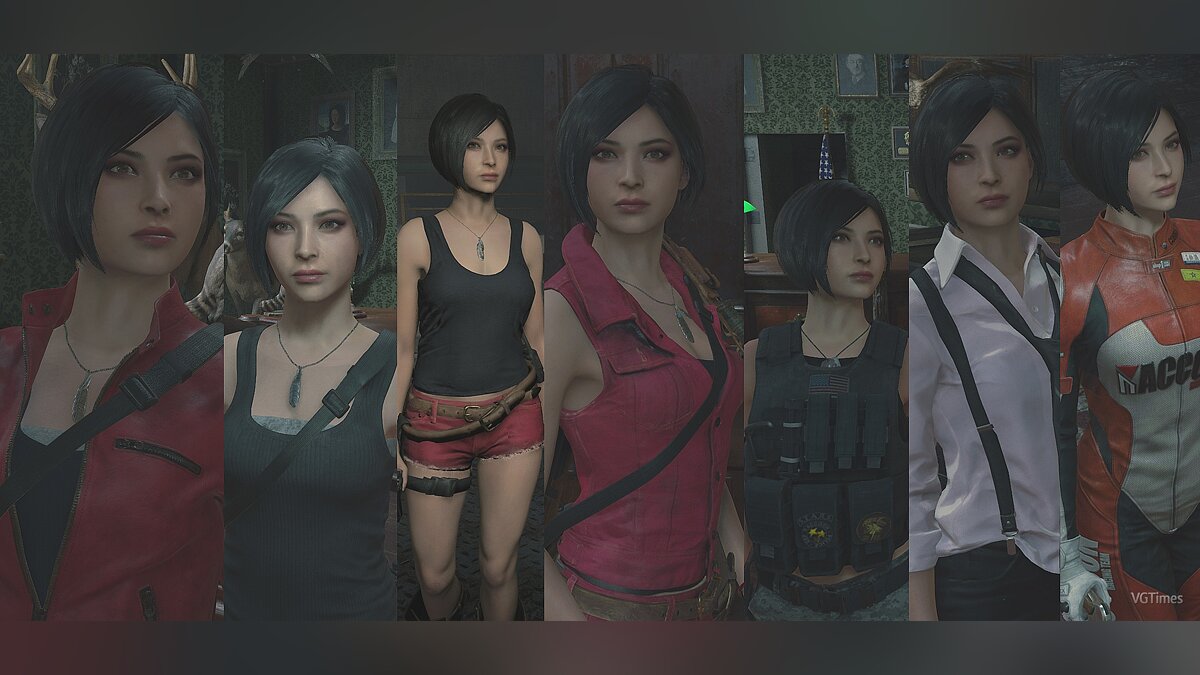 Resident Evil 2 — Ada's head on Claire's body