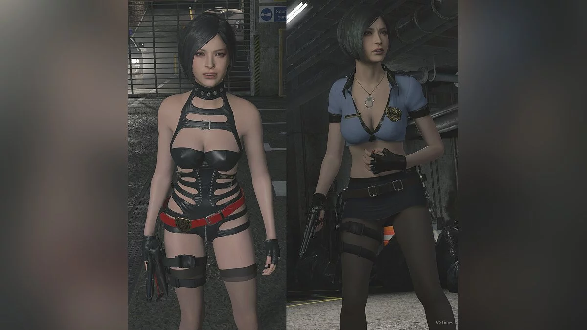 Resident Evil 2 — Голова Ады на теле Клэр