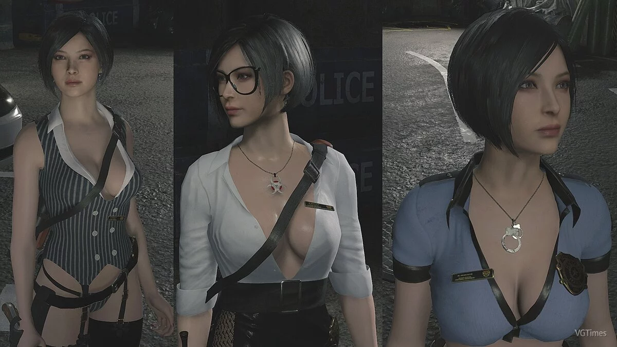 Resident Evil 2 — Голова Ады на теле Клэр