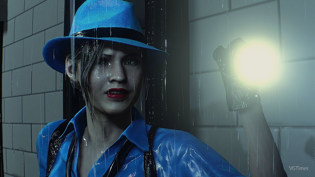 Resident Evil 2 — Noir blue suit for Claire