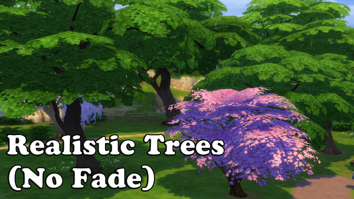 The Sims 4 — Trees don't disappear when approaching