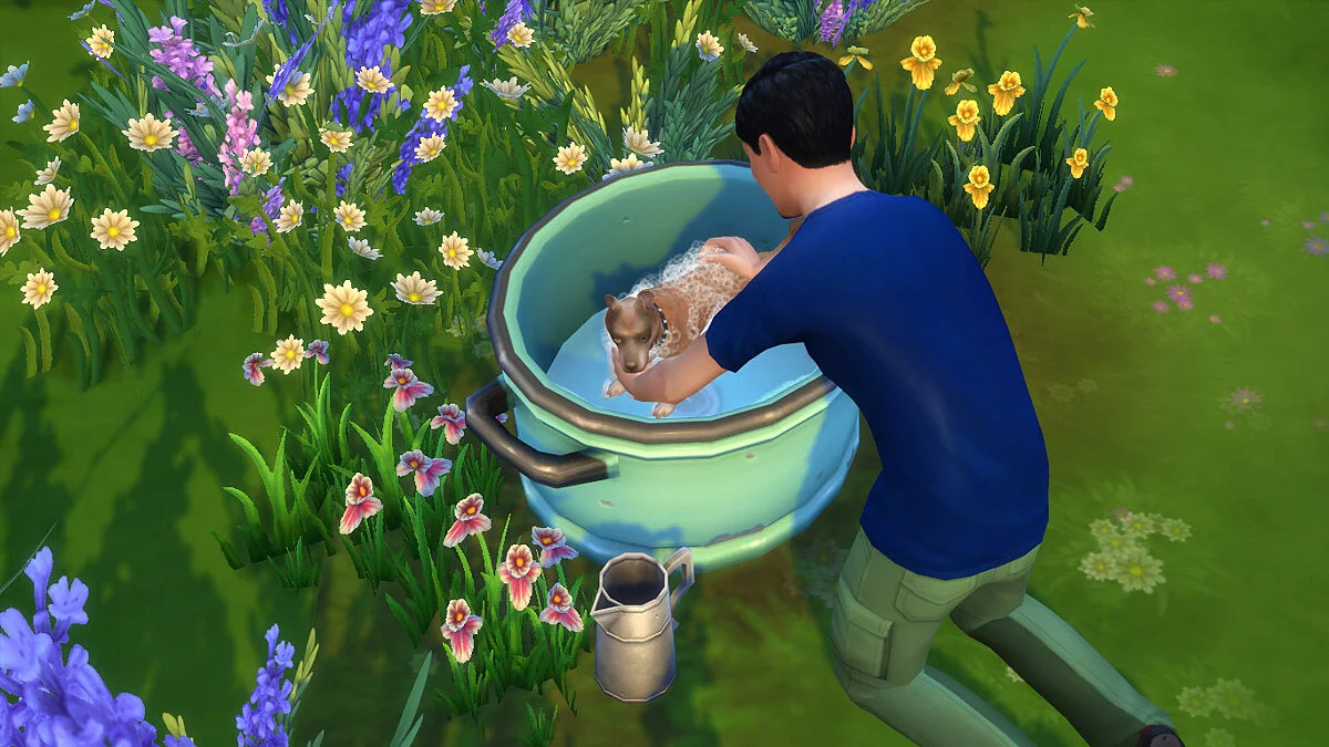 The Sims 4 — A trough in which to wash babies and pets