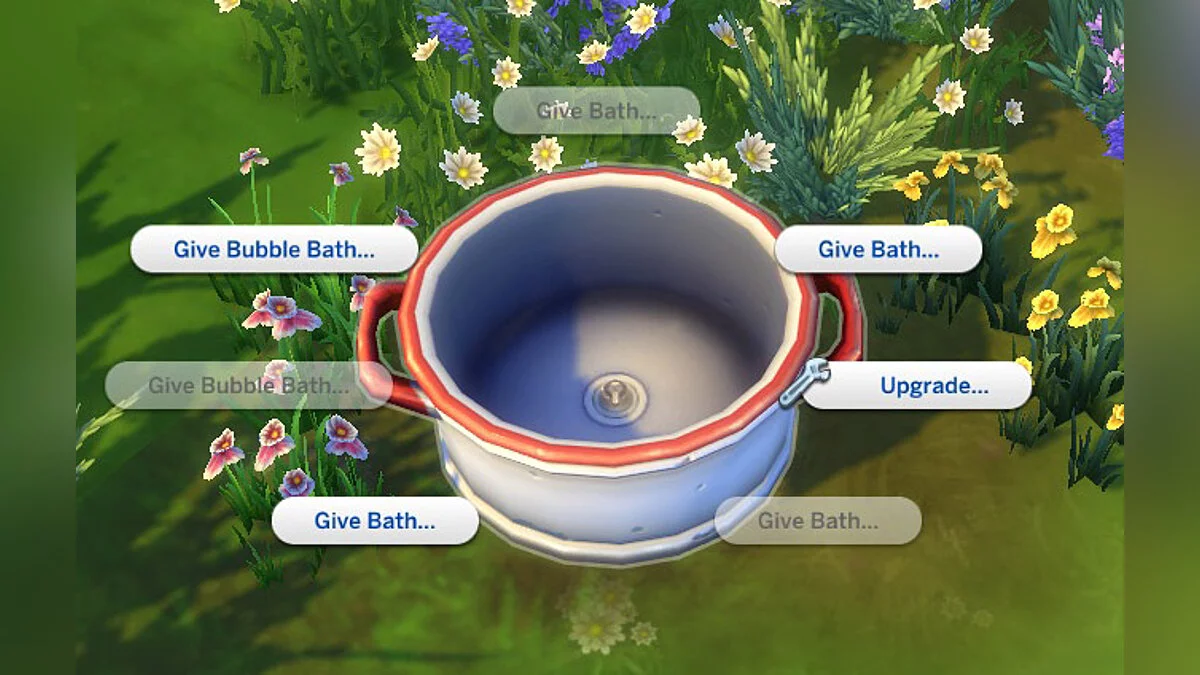 The Sims 4 — Корито, в якому можна мити малюків та вихованців