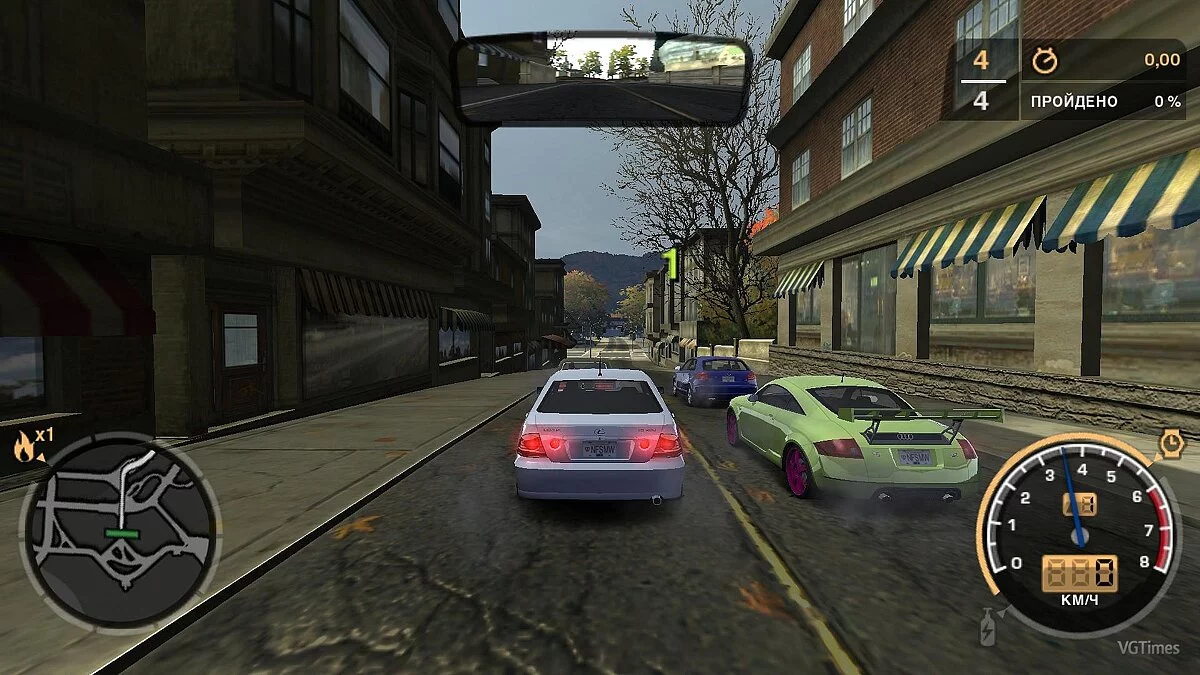 Need for Speed: Most Wanted (2005) — Barreras transparentes