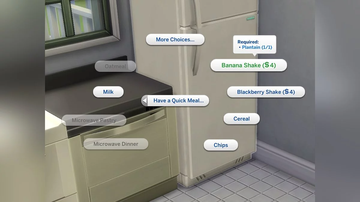 The Sims 4 — Кастомная еда