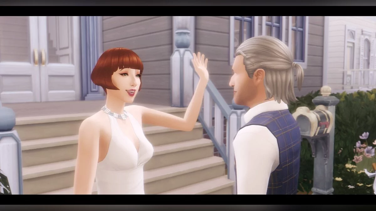 The Sims 4 — Animación amigable de despedida.