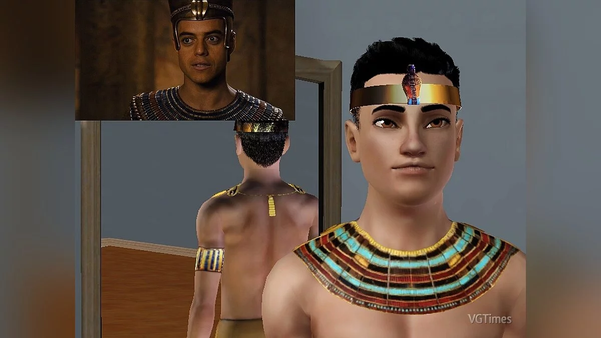 The Sims 3 — Фараон Акменра з фільму - Ніч у музеї