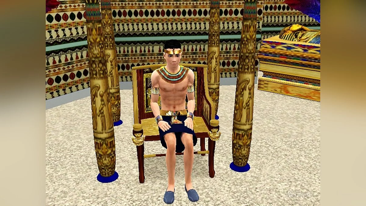 The Sims 3 — Фараон Акменра з фільму - Ніч у музеї
