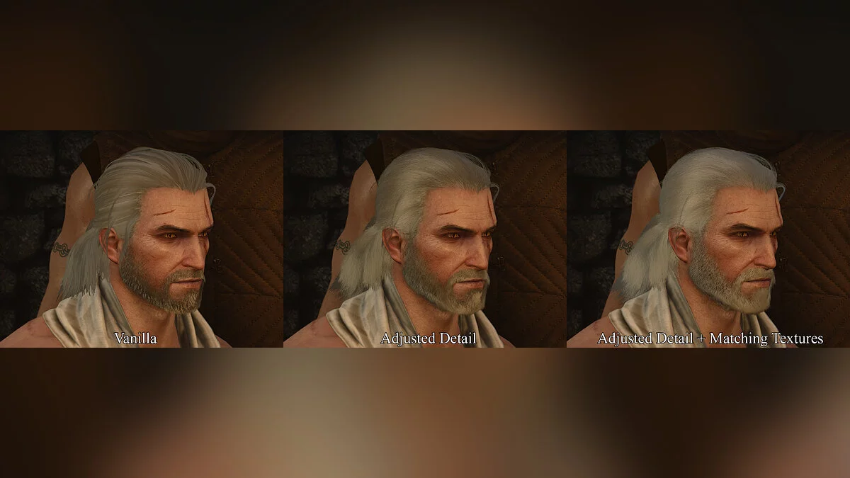 The Witcher 3: Wild Hunt — Більш реалістичне волосся та борода