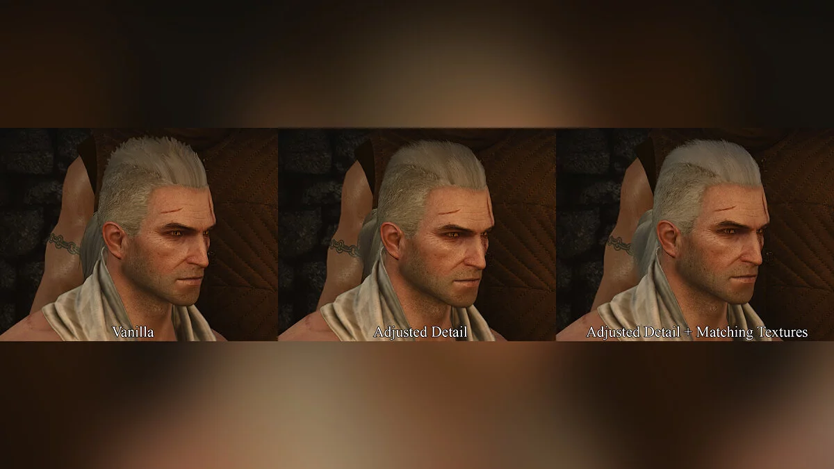 The Witcher 3: Wild Hunt — Більш реалістичне волосся та борода