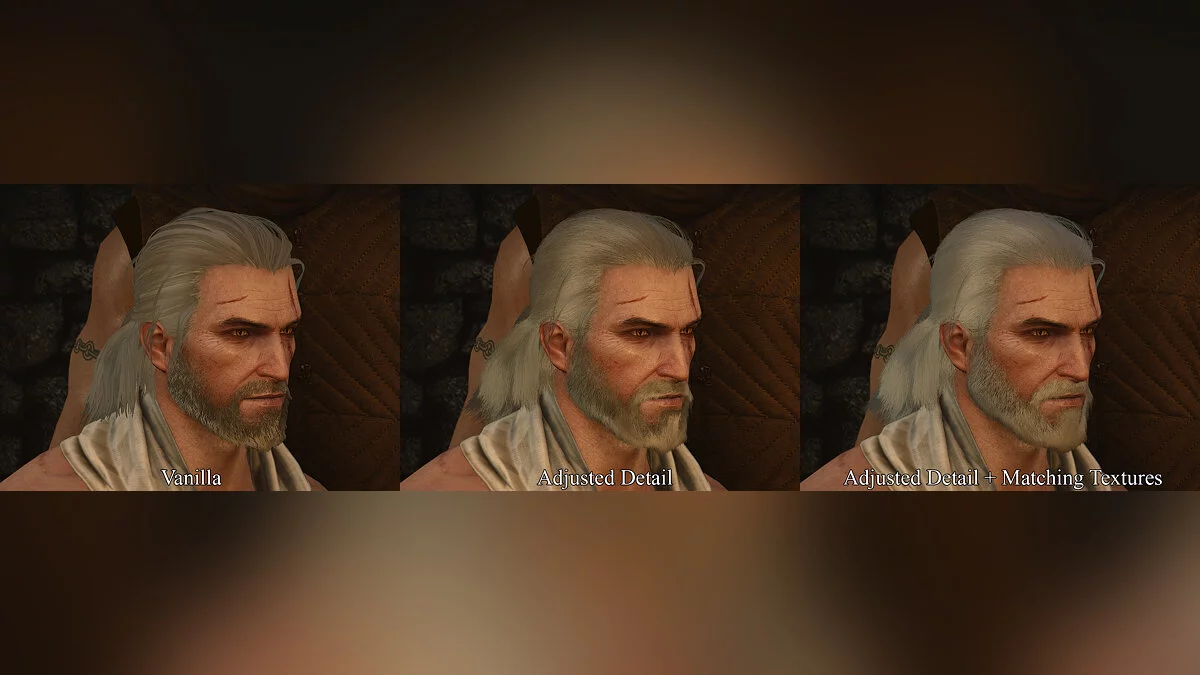 The Witcher 3: Wild Hunt — Більш реалістичне волосся та борода