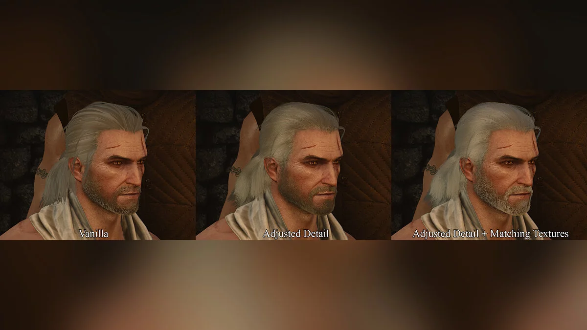 The Witcher 3: Wild Hunt — Більш реалістичне волосся та борода