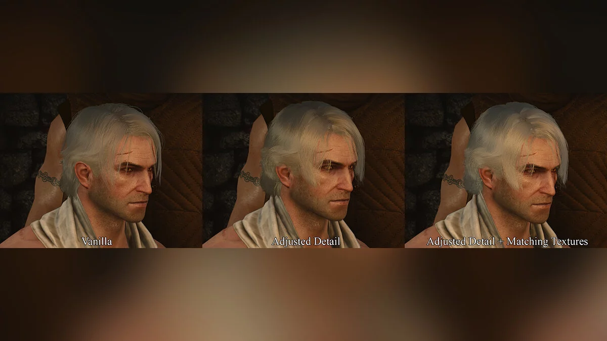 The Witcher 3: Wild Hunt — Більш реалістичне волосся та борода