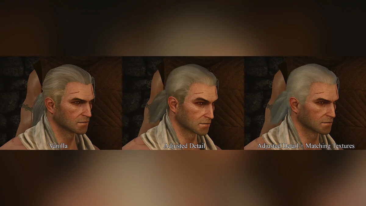 The Witcher 3: Wild Hunt — Більш реалістичне волосся та борода