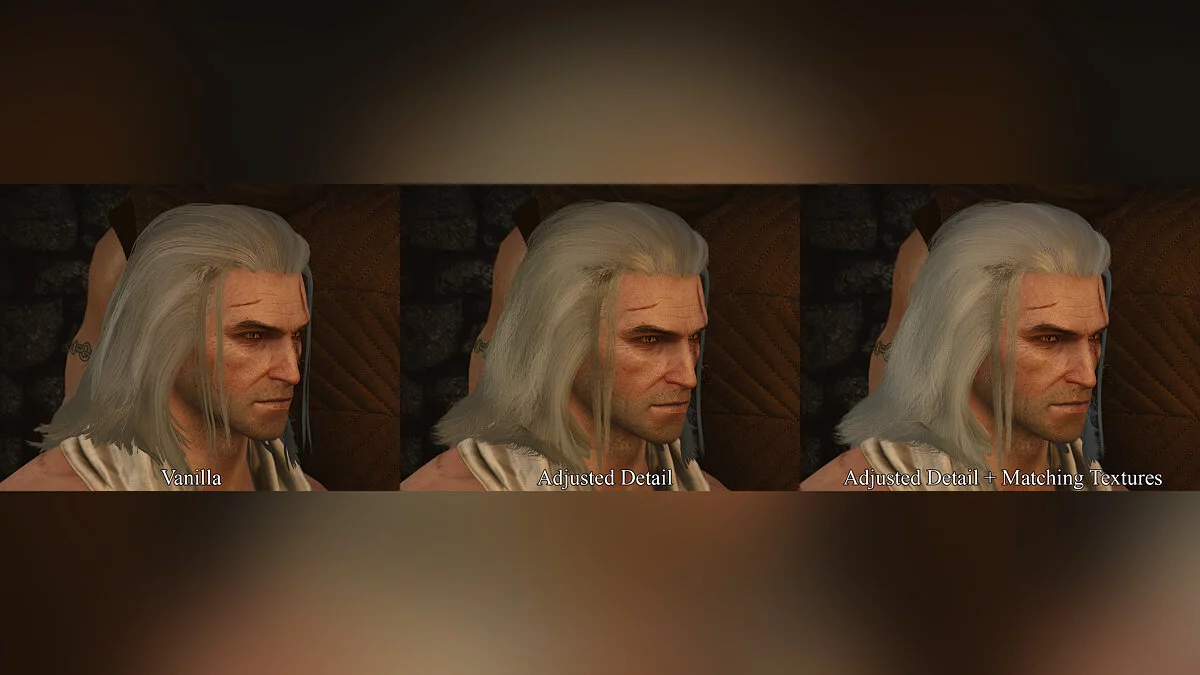 The Witcher 3: Wild Hunt — Більш реалістичне волосся та борода