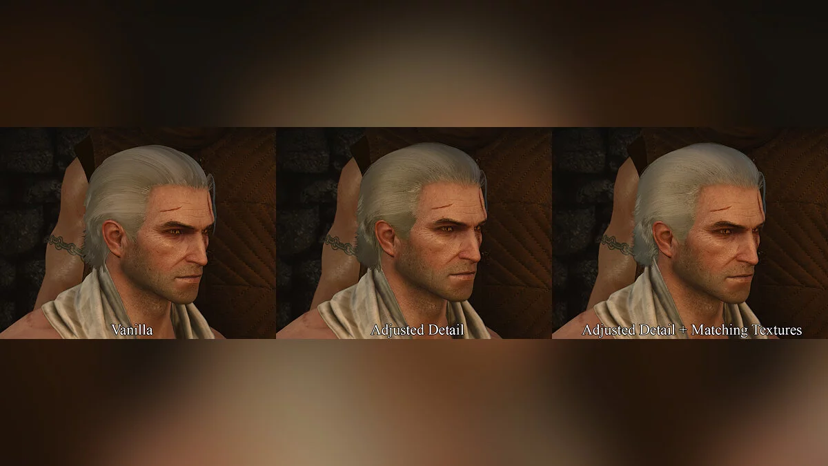 The Witcher 3: Wild Hunt — Більш реалістичне волосся та борода