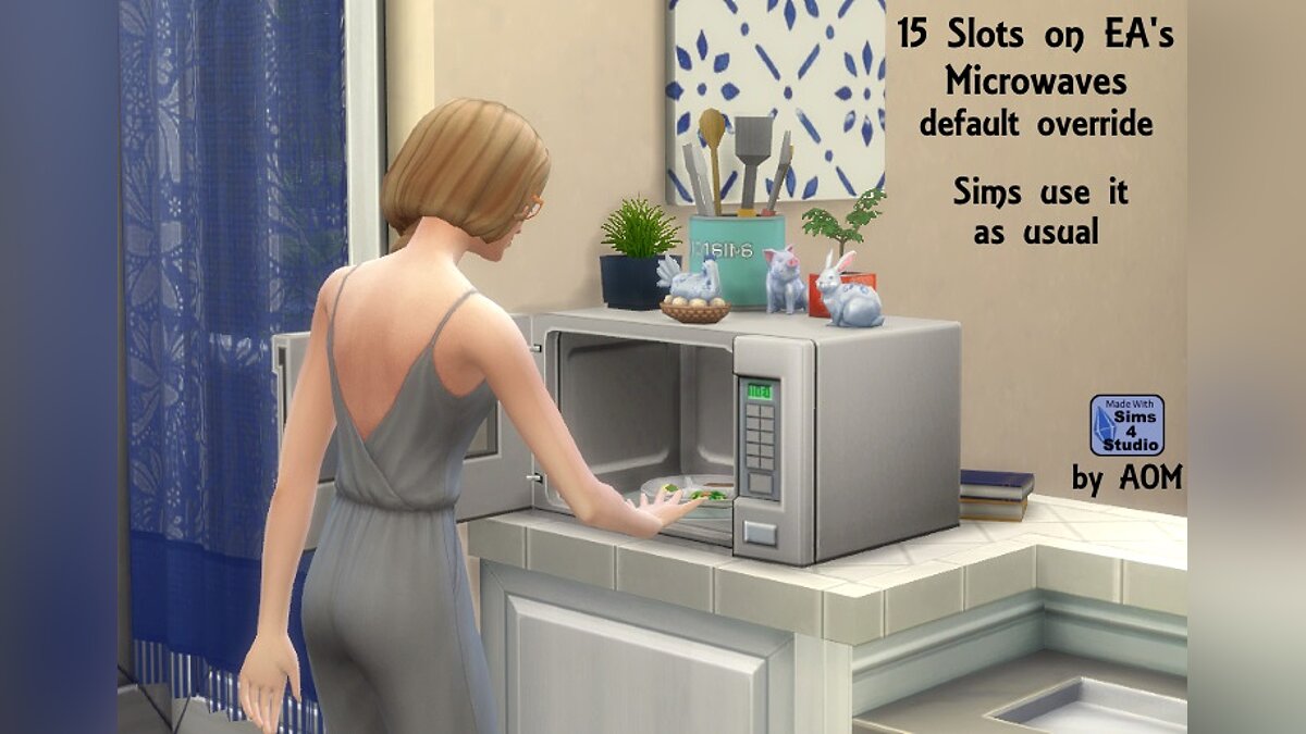 The Sims 4 — Things on top of the microwave