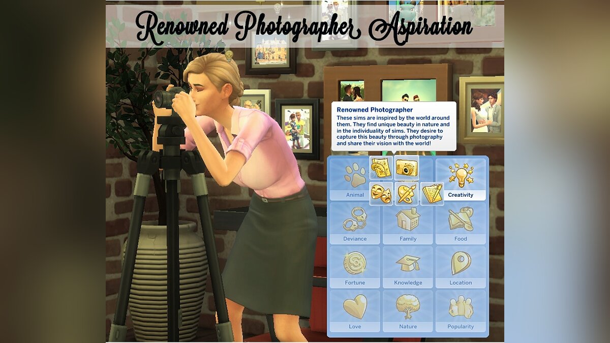 The Sims 4 — Life goal - Famous photographer (02/17/2020)