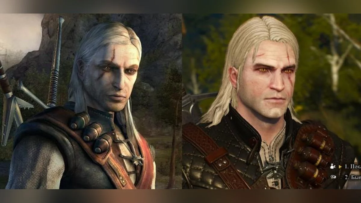 The Witcher 3: Wild Hunt — La aparición de Geralt desde la primera parte.