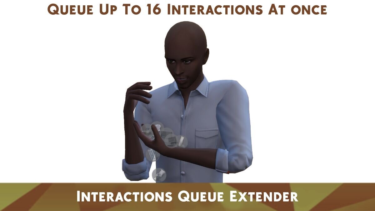 The Sims 4 — Increasing the number of slots in a Sim's action queue