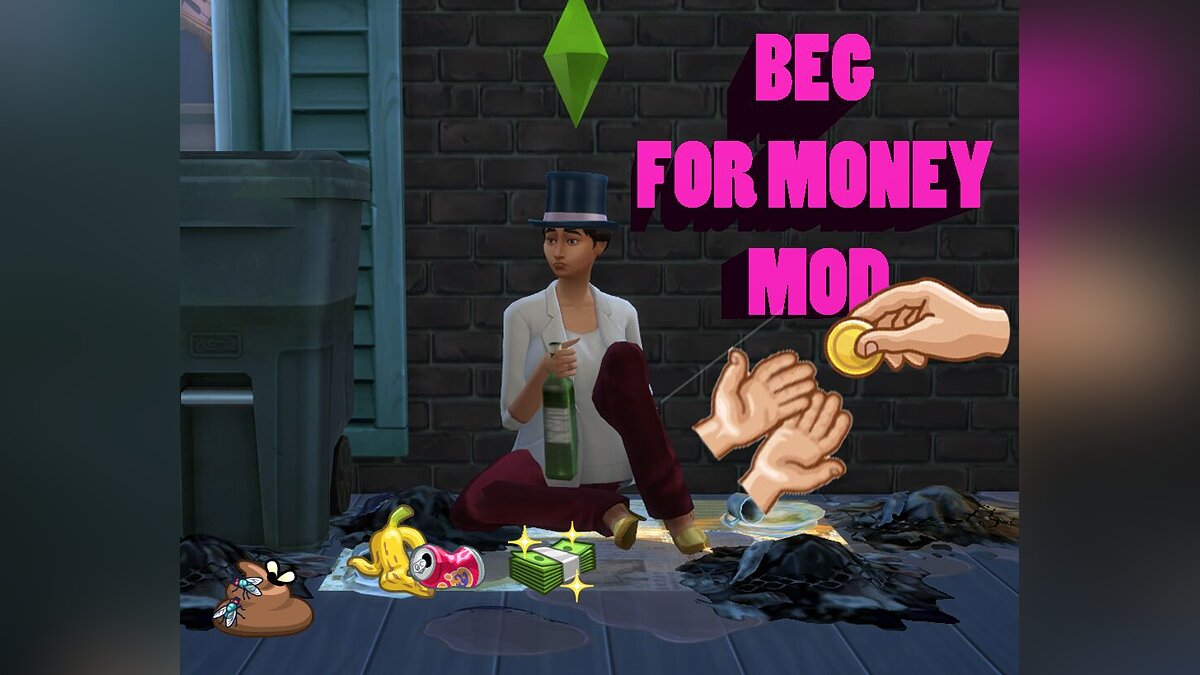 The Sims 4 — Beg for money