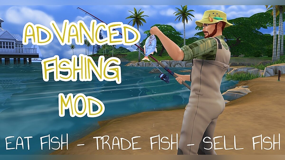 The Sims 4 — Advanced fishing (RU)