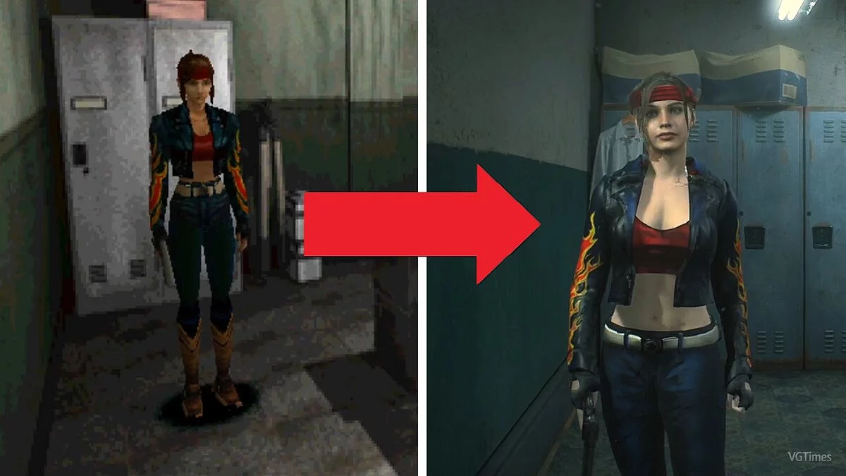 Resident Evil 2 — Una nueva versión de la clásica chaqueta bomber para Claire.