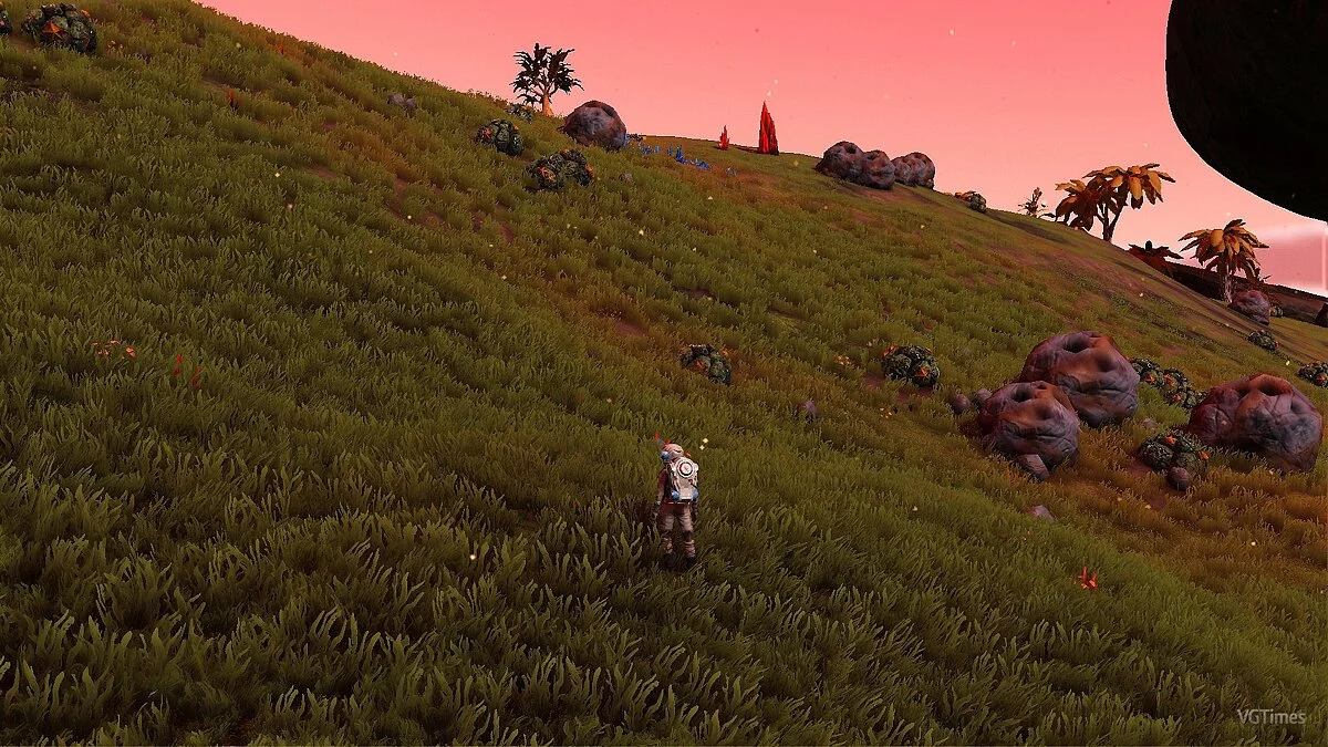 No Man&#039;s Sky — Optimized grass rendering distance + FPS