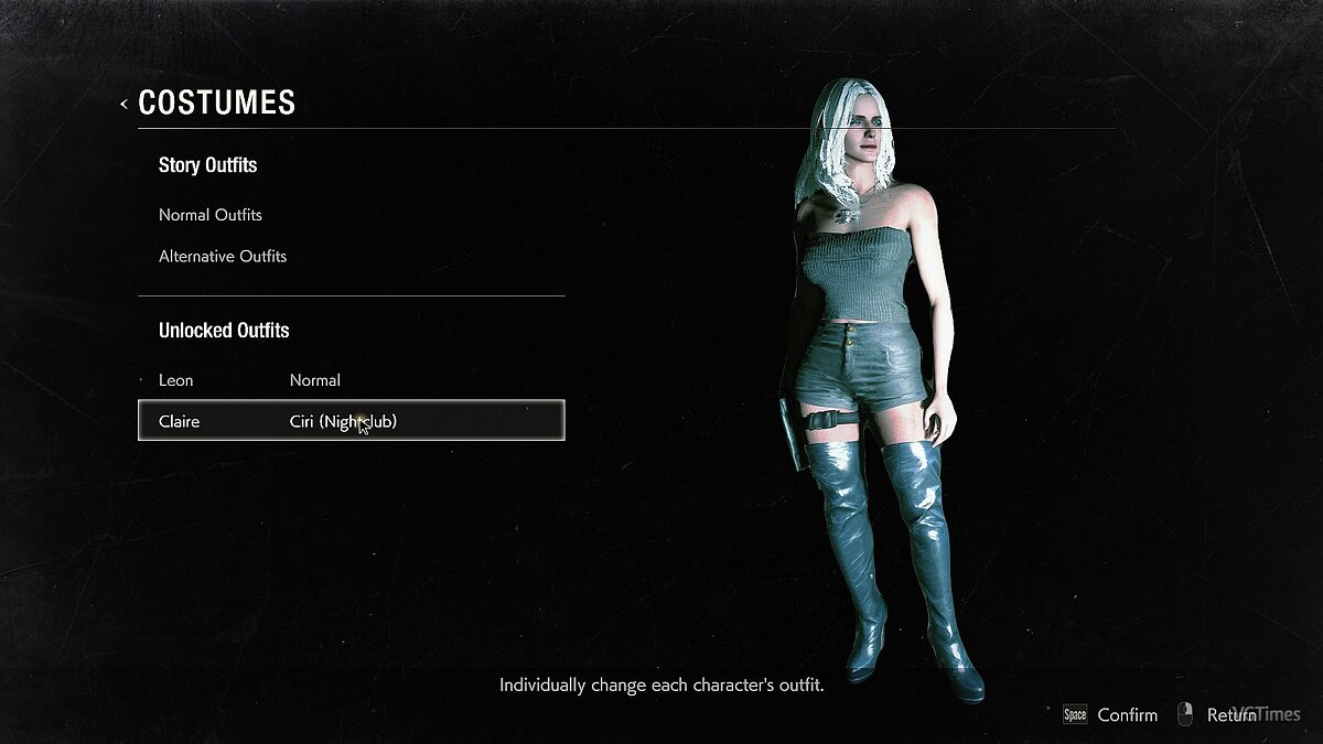 Resident Evil 2 — Ciri (Nightclub)