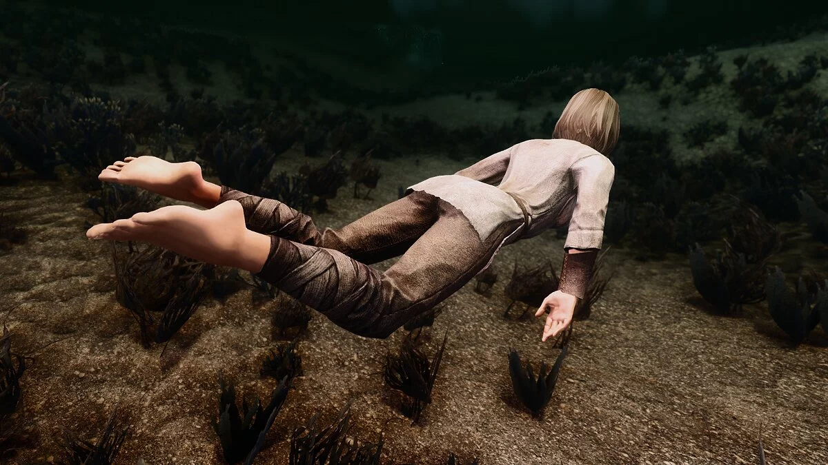 The Elder Scrolls 5: Skyrim Legendary Edition — Animación de natación mejorada.