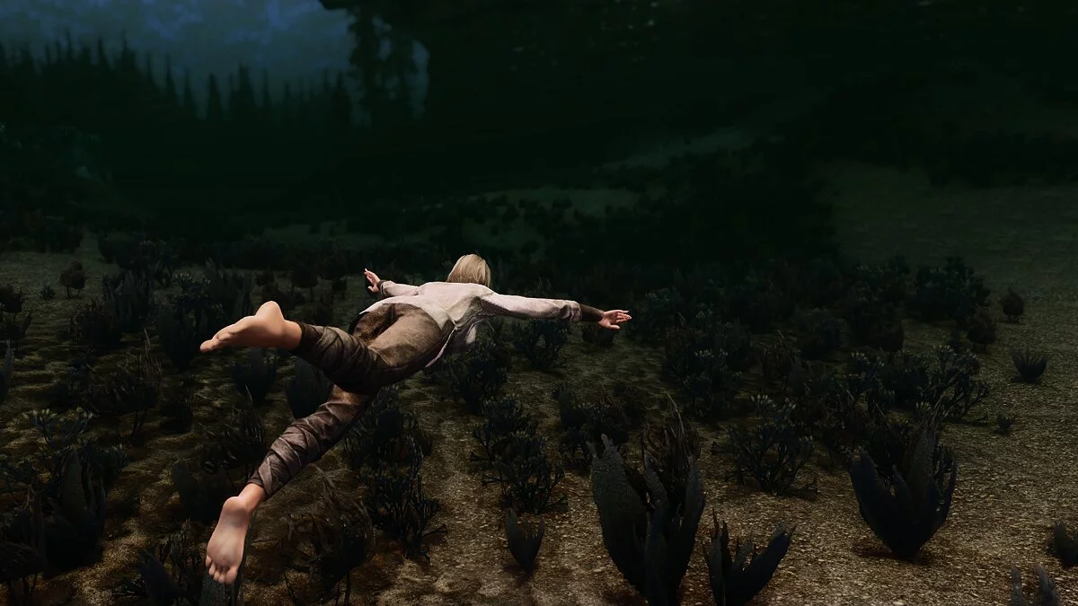 The Elder Scrolls 5: Skyrim Legendary Edition — Animación de natación mejorada.