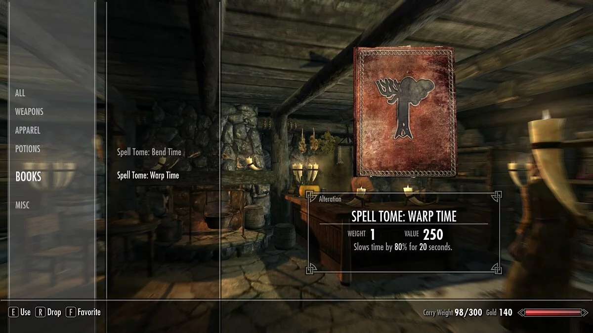 The Elder Scrolls 5: Skyrim Legendary Edition — Spells - time dilation