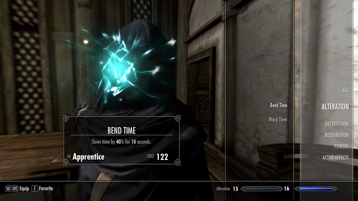 The Elder Scrolls 5: Skyrim Legendary Edition — Заклинания - замедление времени