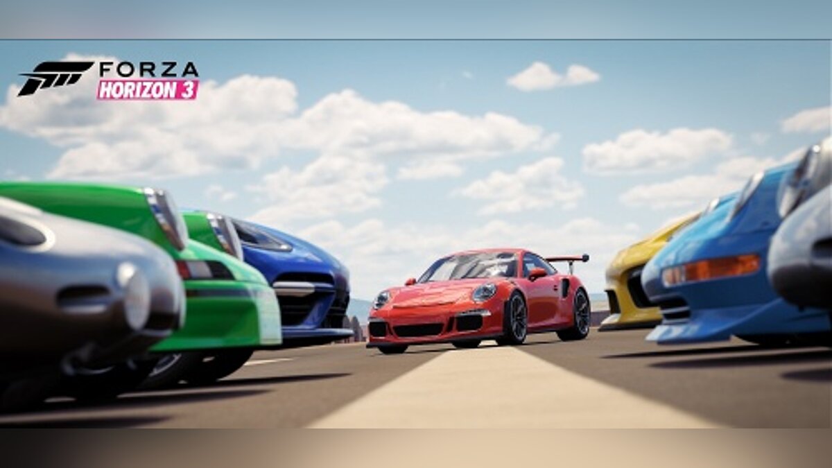 Forza Horizon 3 — Saving (The game is completed at 3.7%, there are 78 cars of all types in the garage, all cars are pumped to the maximum level)