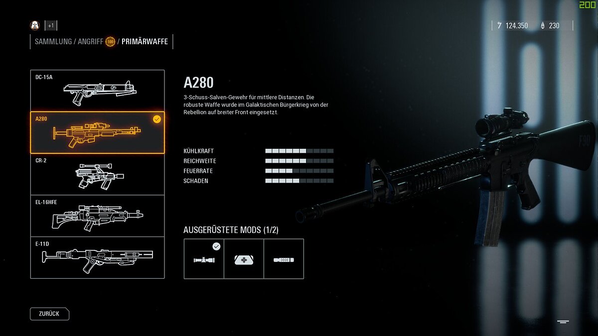 Star Wars: Battlefront 2 — M16A4 - fully customizable and with real sounds