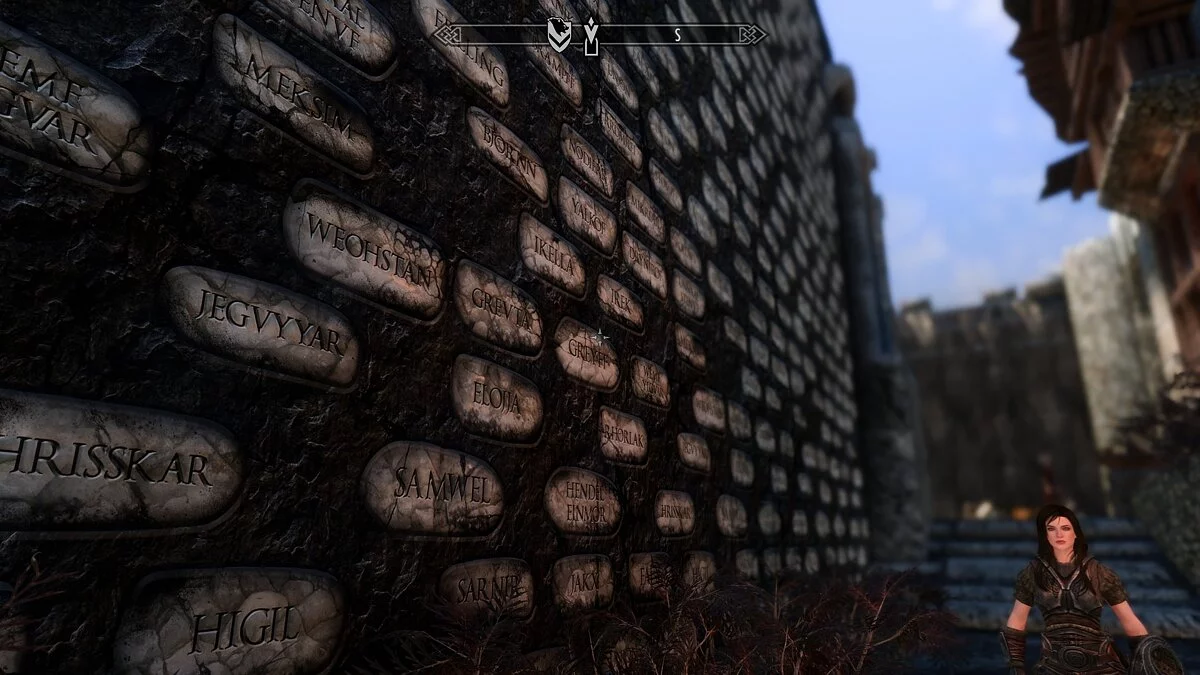 Elder Scrolls 5: Skyrim Special Edition — Мемориальная стена в Виндхельме в 4K