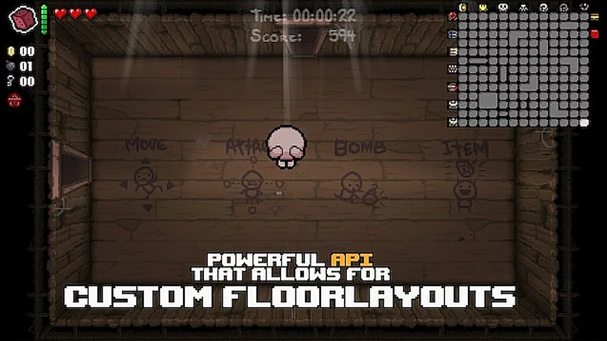 The Binding of Isaac — MiniMAPI: A Minimap API