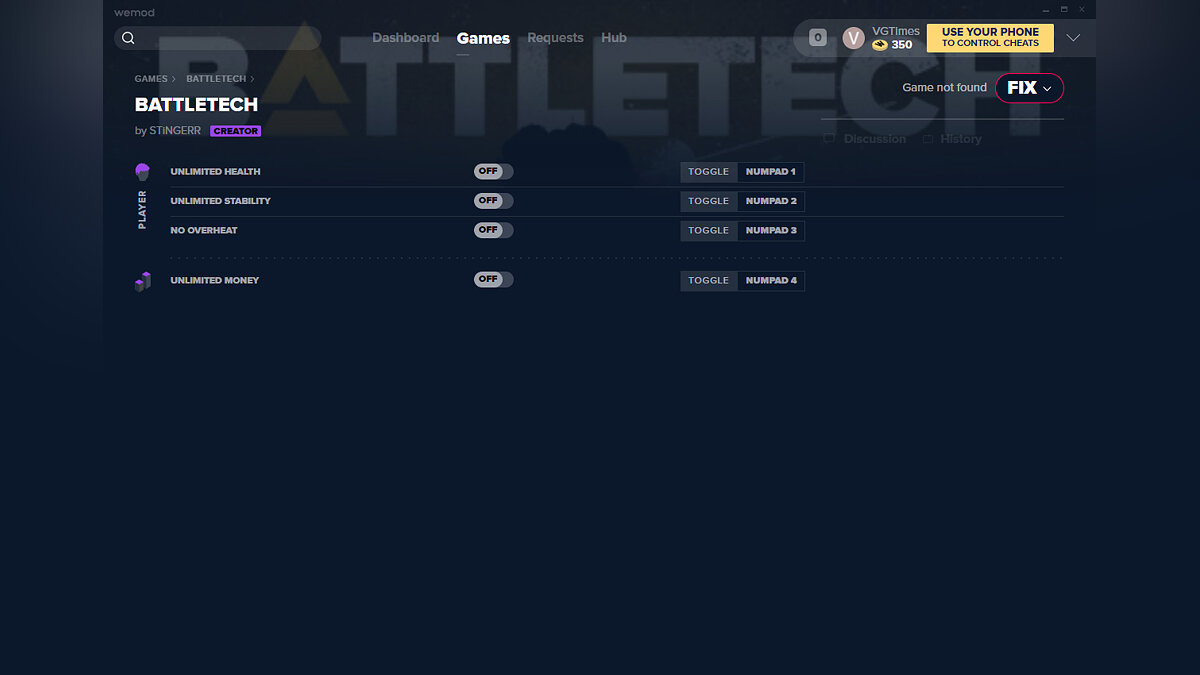 BattleTech — Trainer (+4) from 03/09/2020 [WeMod]